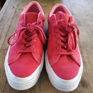 Converse One Star Ox Pinstripe Low Paradise Pink
